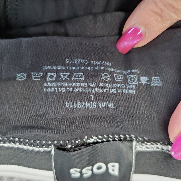 BOSS Mens Boxer Briefs Large 3-Pack Trunk Boxer Cotton Stretch Logo NWOB - Picture 4 of 5